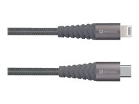 SKROSS - Lightning-Kabel - 24 pin USB-C mnnlich zu Lightning mnnlich - 1 m - Space-grau