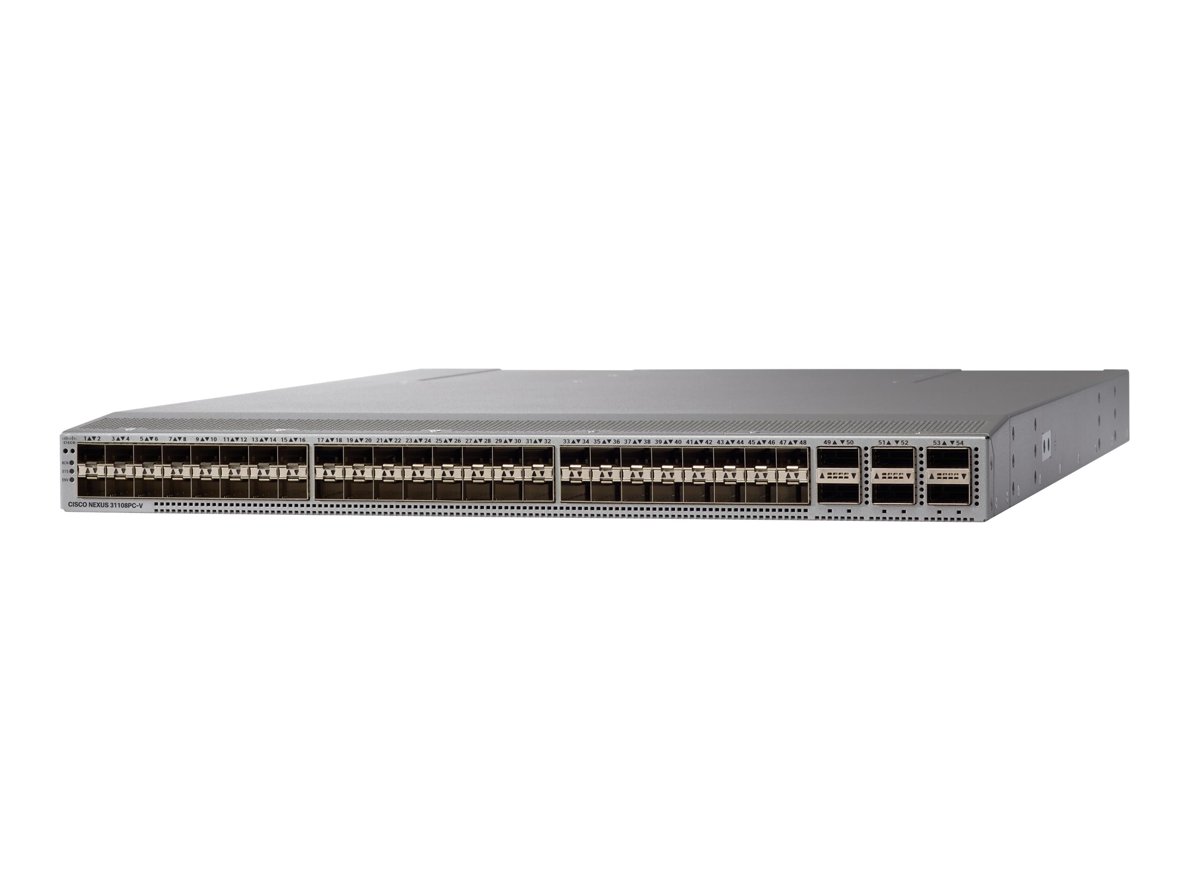 Cisco Nexus 31108PC-V - Switch - L3 - managed - 48 x SFP+ + 6 x QSFP+ - Luftstrom von vorne nach hinten