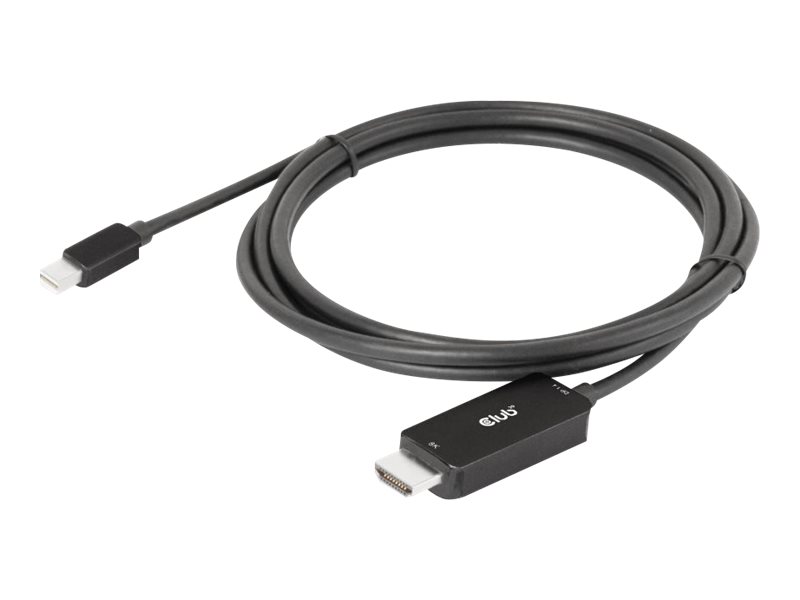 Club 3D CAC-1187 - Adapterkabel - Mini DisplayPort mnnlich zu HDMI mnnlich - 1.8 m - untersttzt 8K 60 Hz (7680 x 4320), unter