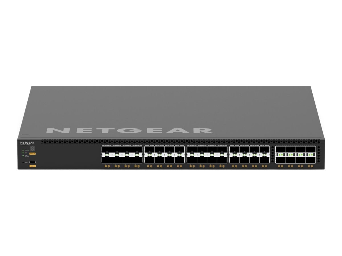 NETGEAR M4350 Series M4350-32F8V - Switch - L3 - managed - 32 x 10 Gigabit SFP+ + 8 x 25 Gigabit SFP28 - Luftstrom von vorne nac