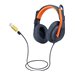Logitech Zone Learn Over-Ear Wired Headset for Learners, 3.5mm AUX - Kopfhrer mit Mikrofon - ohrumschliessend - kabelgebunden -