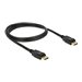 Delock - DisplayPort-Kabel - DisplayPort (M) zu DisplayPort (M) - 1 m - eingerastet - Schwarz
