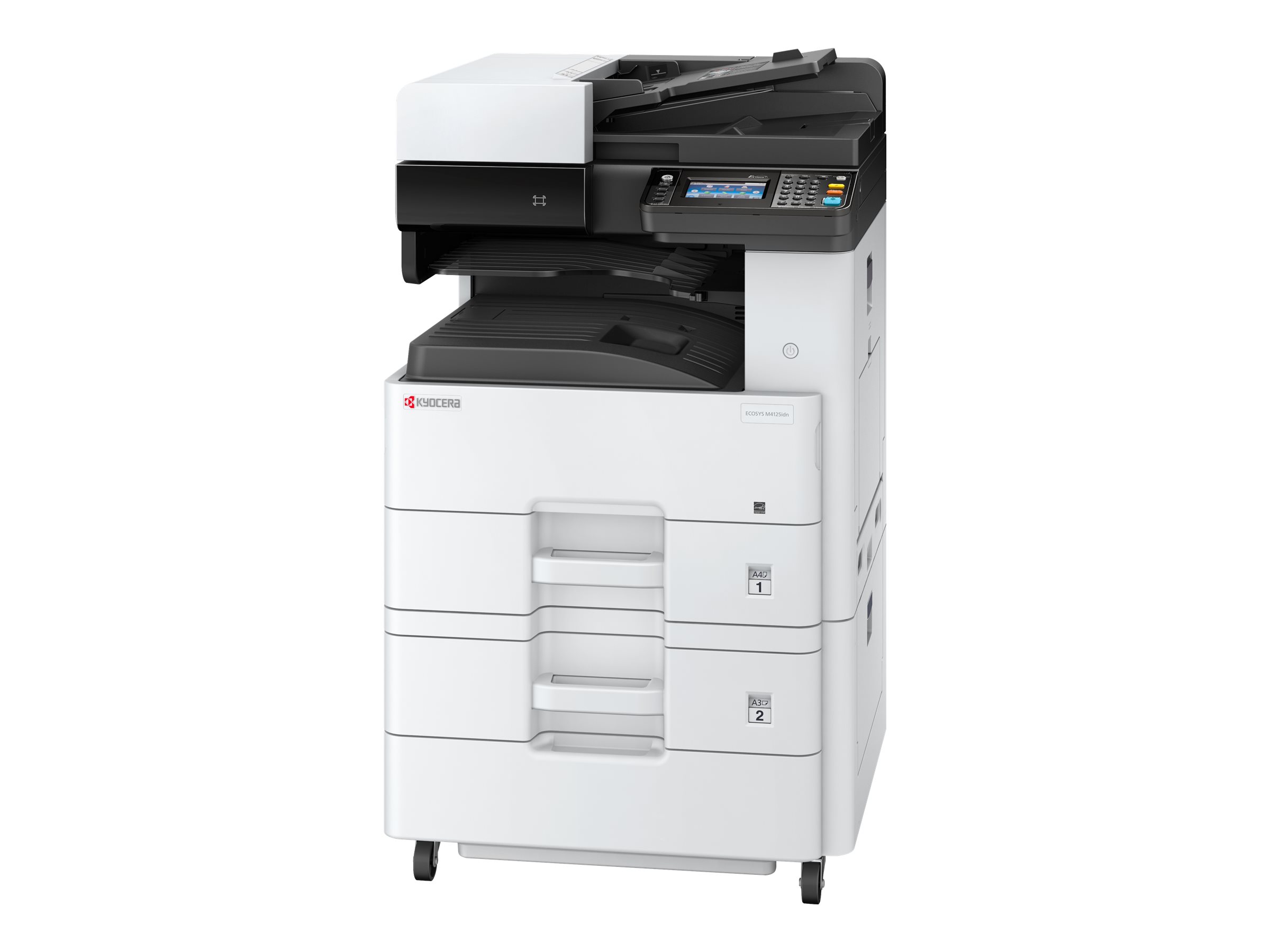 Kyocera ECOSYS M4125idn/KL3 - Multifunktionsdrucker - s/w - Laser - A3/Ledger (297 x 432 mm) (Original) - A3/Ledger (Medien)