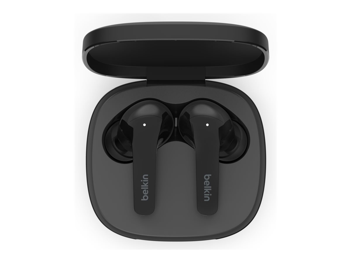 Belkin SoundForm Flow - True Wireless-Kopfhrer mit Mikrofon - im Ohr - Bluetooth - aktive Rauschunterdrckung - Schwarz