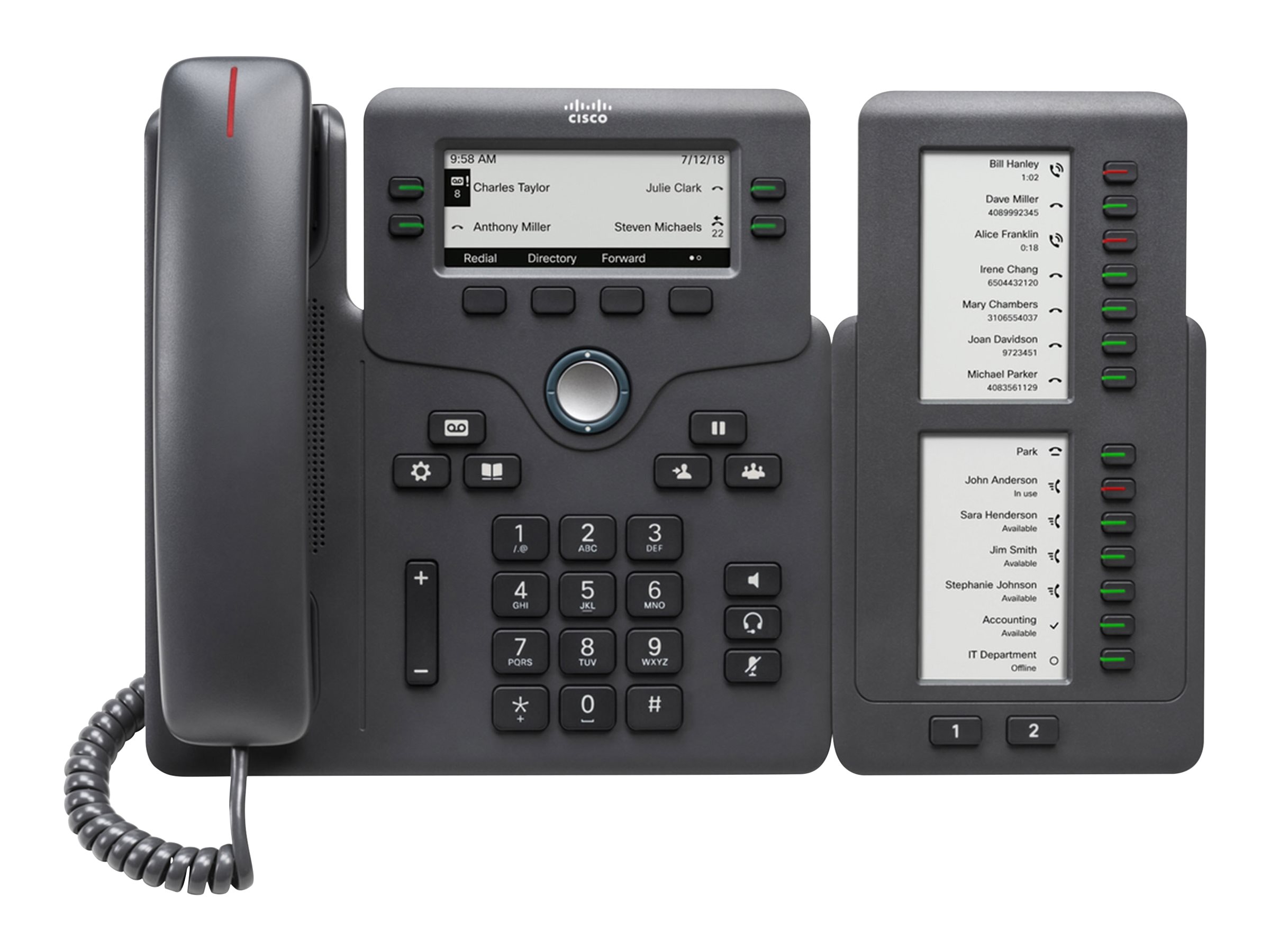 Cisco IP Phone 6800 Key Expansion Module - Funktionstasten-Erweiterungsmodul fr VoIP-Telefon - fr IP Phone 6821, 6841, 6851, 6
