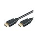 M-CAB HDMI Hi-Speed Kabel with Ethernet - HDMI-Kabel mit Ethernet - HDMI mnnlich zu HDMI mnnlich - 2 m - Schwarz