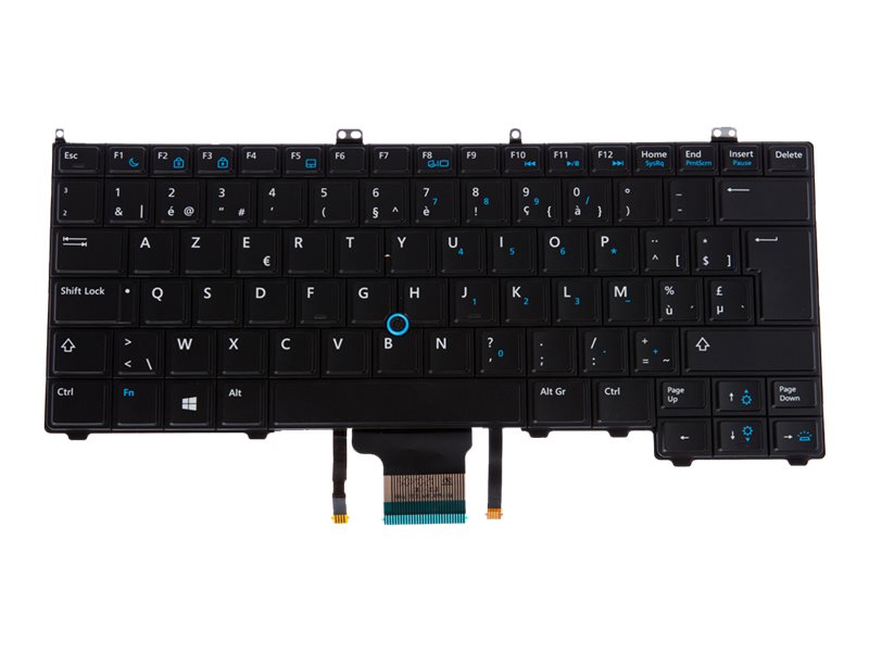 Dell - Tastatur - hinterleuchtet - Belgien - fr Dell Latitude E7450