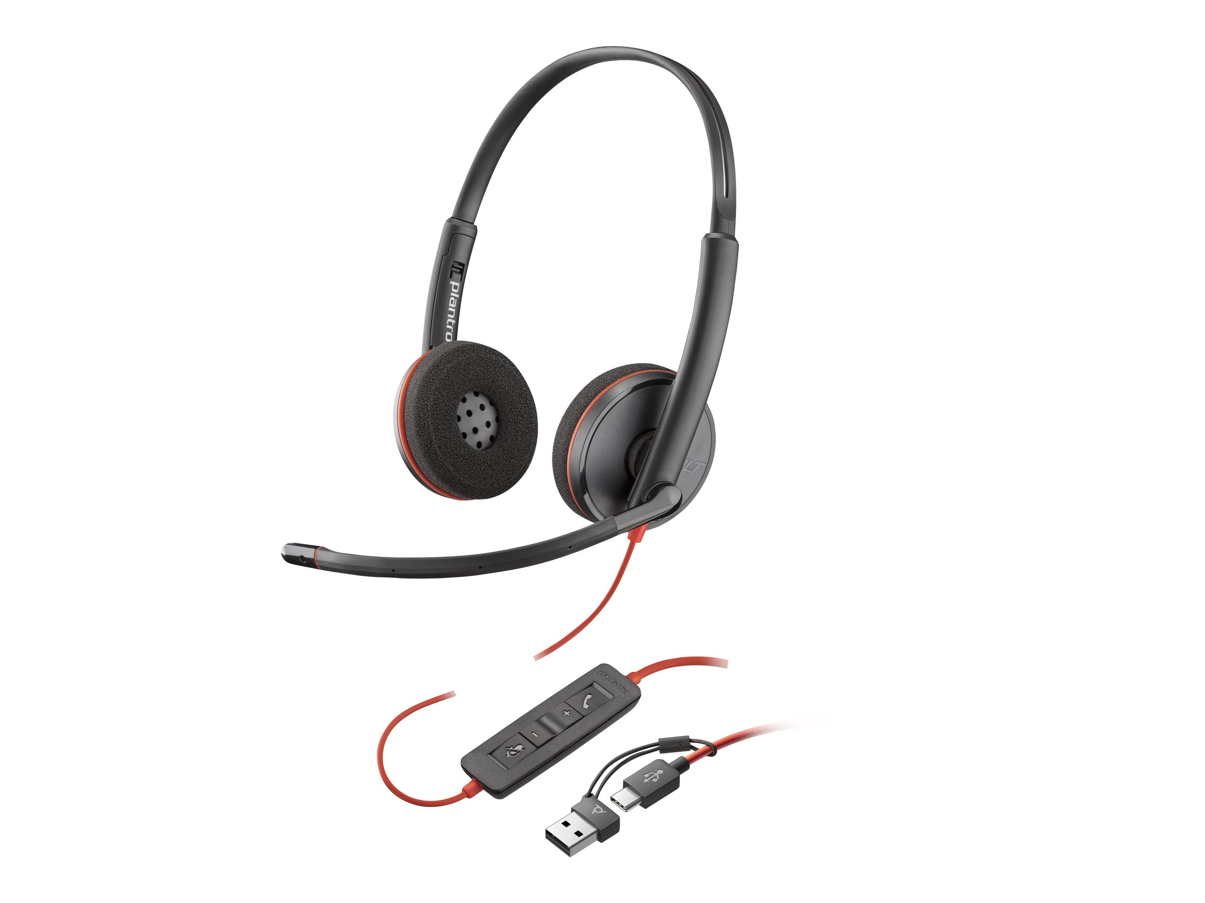 Poly Blackwire 3220 - Blackwire 3200 Series - Headset - On-Ear - kabelgebunden - USB-C