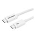StarTech.com 3.3ft (1m) Thunderbolt 3 Cable, 20Gbps, 100W PD, 4K Video, Thunderbolt-Certified, Compatible w/ TB4/USB 3.2/Display