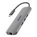 Sitecom CN 382 Multi Adapter - Dockingstation - USB-C 3.1 - HDMI - 1GbE