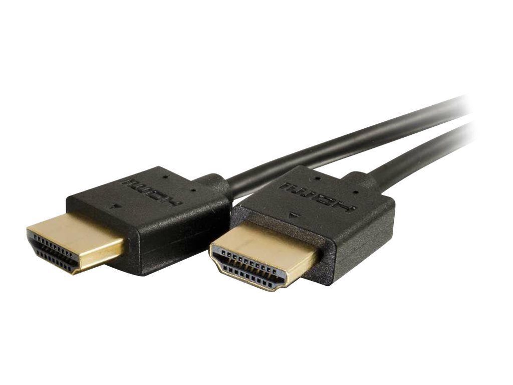 C2G 3ft 4K HDMI Cable - Ultra Flexible Cable with Low Profile Connectors - HDMI-Kabel - HDMI mnnlich zu HDMI mnnlich - 91.4 cm