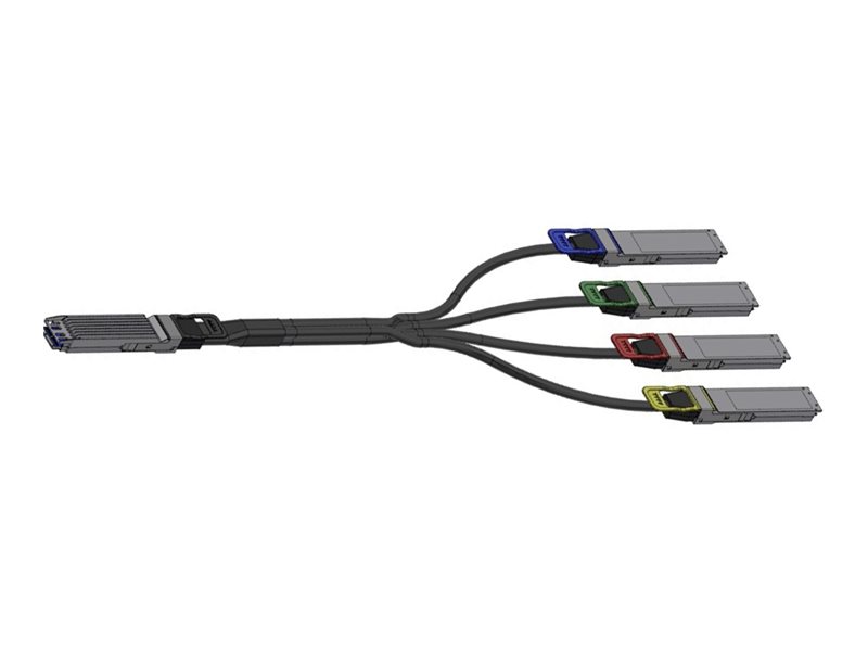 NVIDIA - 800GBase Splitter fr direkten Anschluss - OSFP (M) zu OSFP (M) - 5 m - halogenfrei, Flattop, passives aktives Kupferka