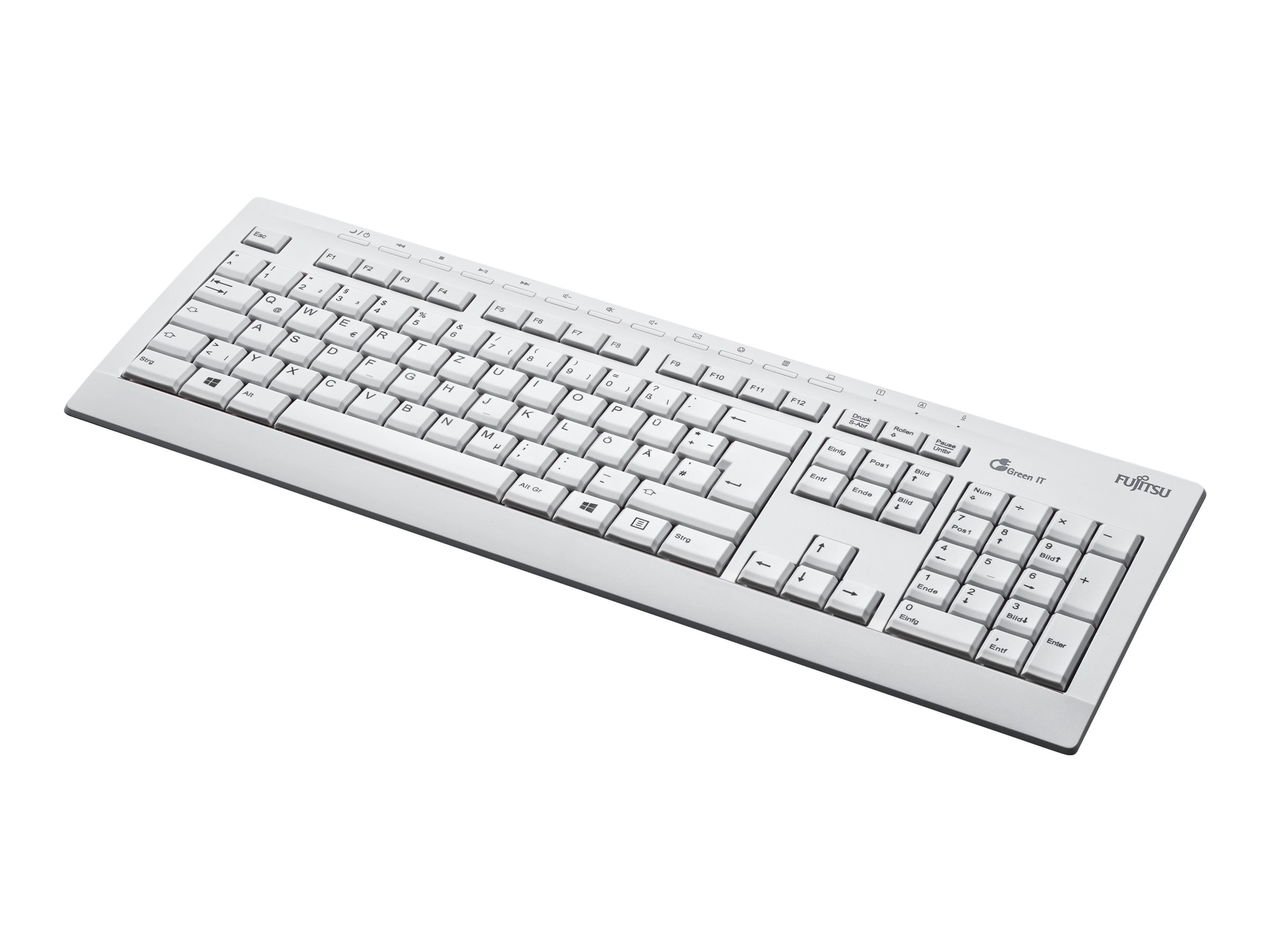 Fujitsu KB521 ECO - Tastatur - USB - Norwegisch - fr Celsius H7510, J5010, W5010; ESPRIMO D7010, D7011, D9010, D9011, G5010, G9