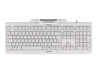 CHERRY KC 1000 SC - Tastatur - Deutsch - Pale Gray