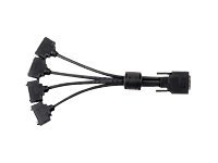 Matrox - DVI-Adapter - DVI-I (W) zu KX20 (M) - 30 cm - fr QID Low-profile PCIe