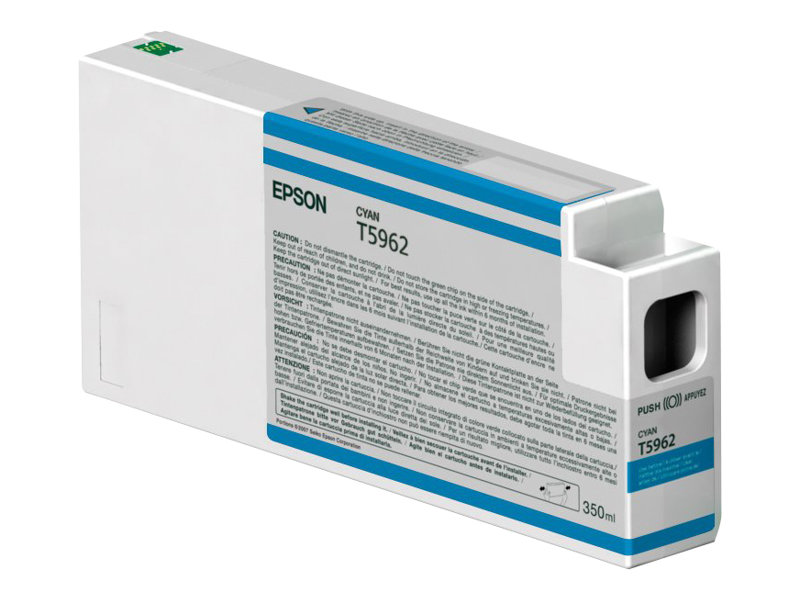 Epson T5962 - 350 ml - Cyan - original - Tintenpatrone - fr Stylus Pro 7700, Pro 7890, Pro 7900, Pro 9700, Pro 9890, Pro 9900, 