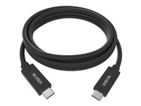 Vision - USB-Kabel - 24 pin USB-C (M) zu 24 pin USB-C (M) - Thunderbolt 3 / USB 3.0 / USB 3.1 Gen 1 - 3 A - 2 m