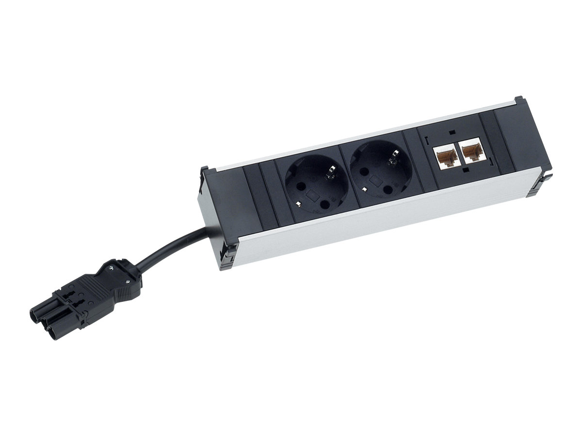 Bachmann CONI - Steckdosenleiste - Eingabe, Eingang GST18i3 - Ausgangsanschlsse: 5 - 10 cm Schnur - Schweiz