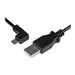 StarTech.com Micro USB Lade/Sync-Kabel - St/St - Micro USB linksgewinkelt - 1m - USB auf Micro USB Ladekabel - USB-Kabel