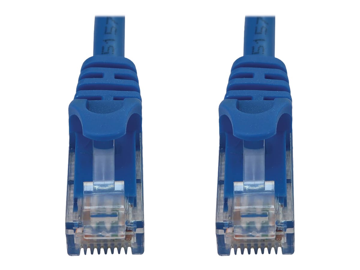 Eaton Tripp Lite Series Cat6a 10G Snagless Molded UTP Ethernet Cable (RJ45 M/M), PoE, Blue, 15 ft. (4.6 m) - Netzwerkkabel - RJ-