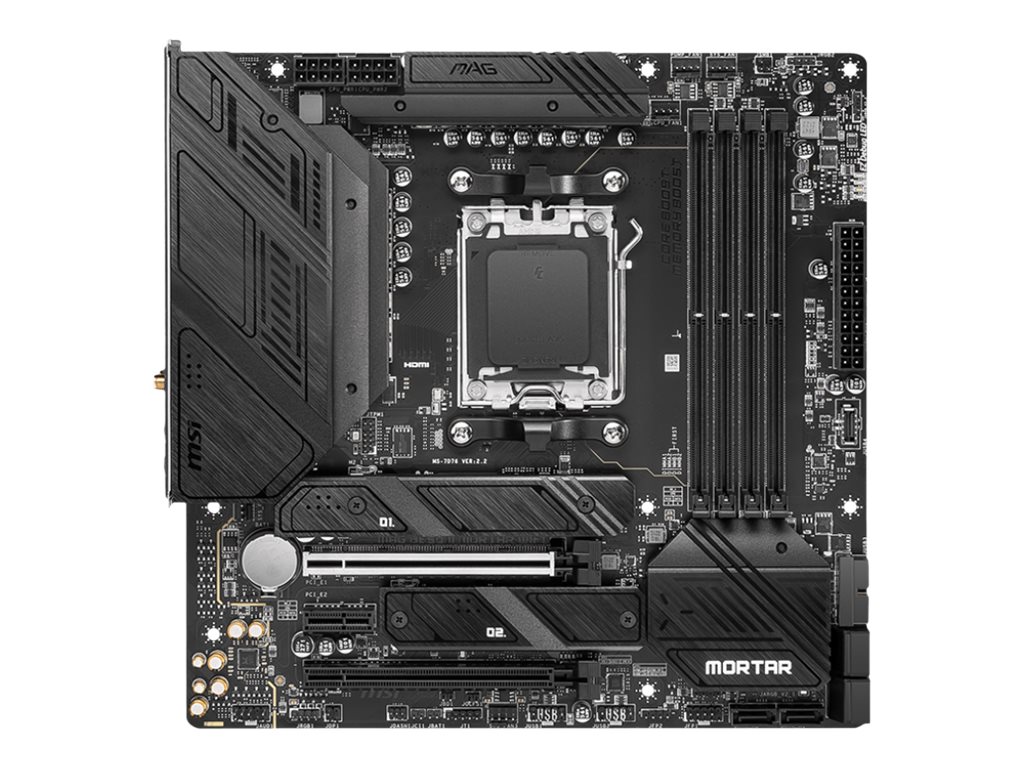 MSI MAG B650M MORTAR WIFI - Motherboard - micro ATX - Socket AM5 - AMD B650 Chipsatz - USB 3.2 Gen 1, USB 3.2 Gen 2, USB-C Gen 2