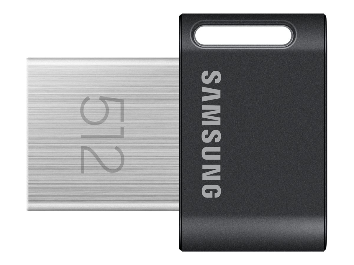 Samsung FIT Plus MUF-512AB - USB-Flash-Laufwerk - 512 GB - USB 3.2 Gen 1 - Schwarz