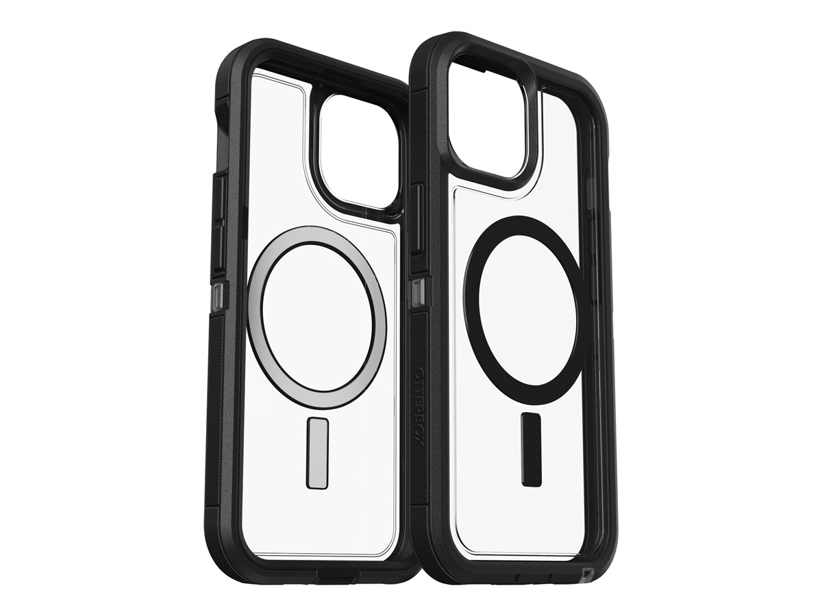 OtterBox Defender Series XT Clear - Hintere Abdeckung fr Mobiltelefon - widerstandsfhig - kompatibel mit MagSafe - Polycarbona