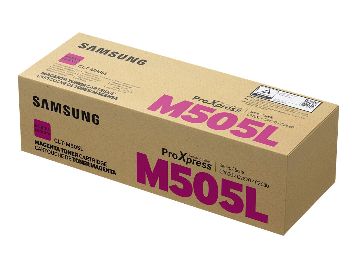 Samsung CLT-M505L - Hohe Ergiebigkeit - Magenta - Original - Tonerpatrone (SU302A) - fr ProXpress SL-C2620DW, SL-C2670FW, SL-C2