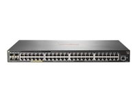 HPE Aruba 2930F 48G PoE+ 4SFP - Switch - L3 - managed - 48 x 10/100/1000 (PoE+) + 4 x Gigabit SFP (Uplink) - an Rack montierbar