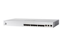 Cisco Business 350 Series CBS350-12XS - Switch - L3 - managed - 10 x 10 Gigabit SFP+ + 2 x combo 10 Gigabit SFP+/RJ-45 - an Rack