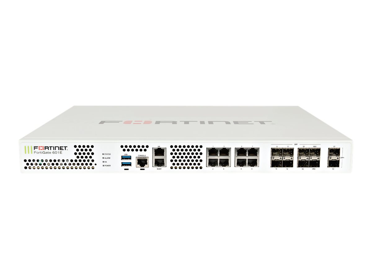 Fortinet ask for better price 12m Warranty FortiGate 601E - Sicherheitsgert - mit 5 Jahre FortiCare Premium Support + 5 Jahre F