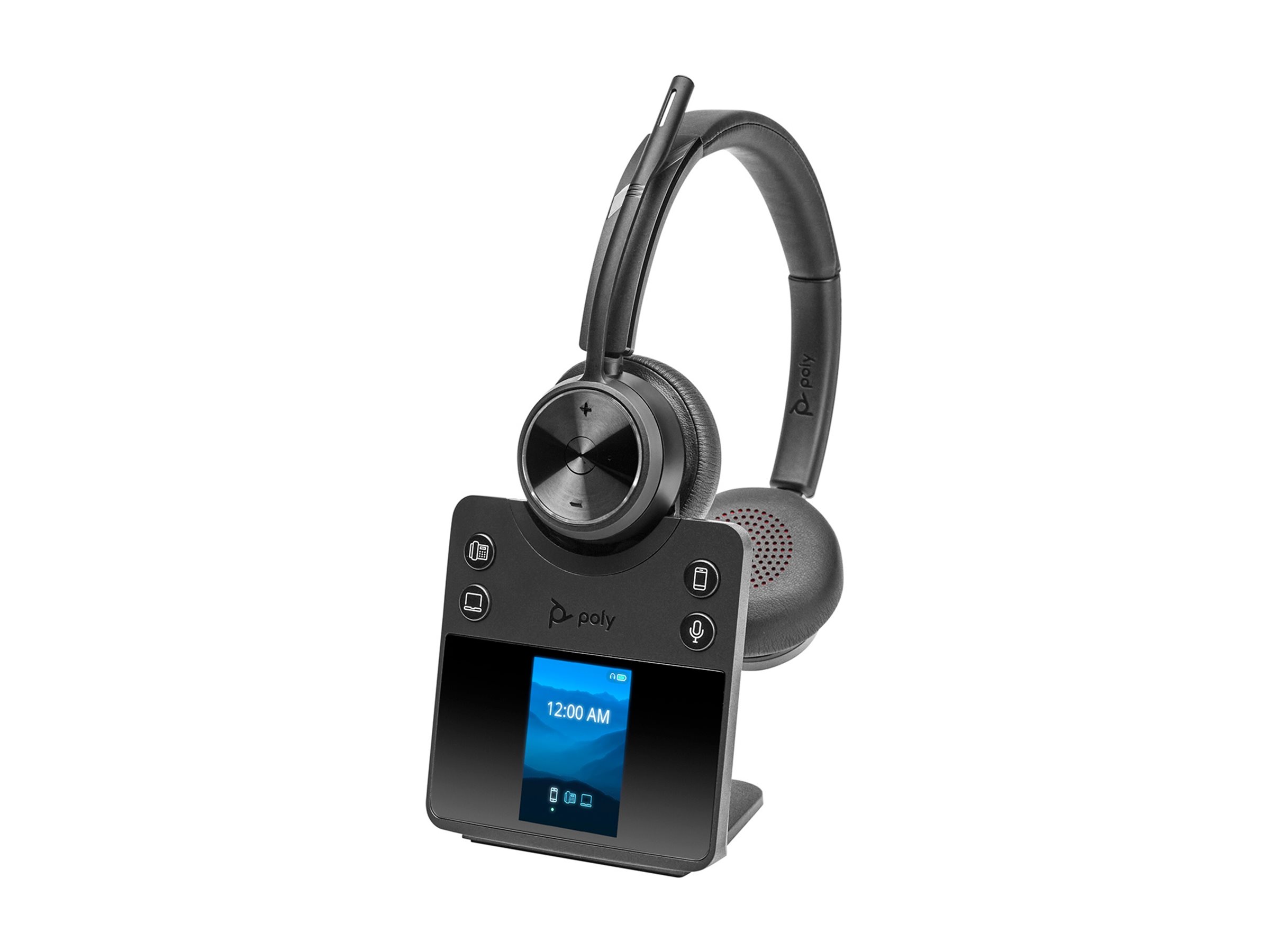 Poly Savi 7420 OFFICE - Savi 7400 series - Headset - On-Ear - DECT / Bluetooth - kabellos