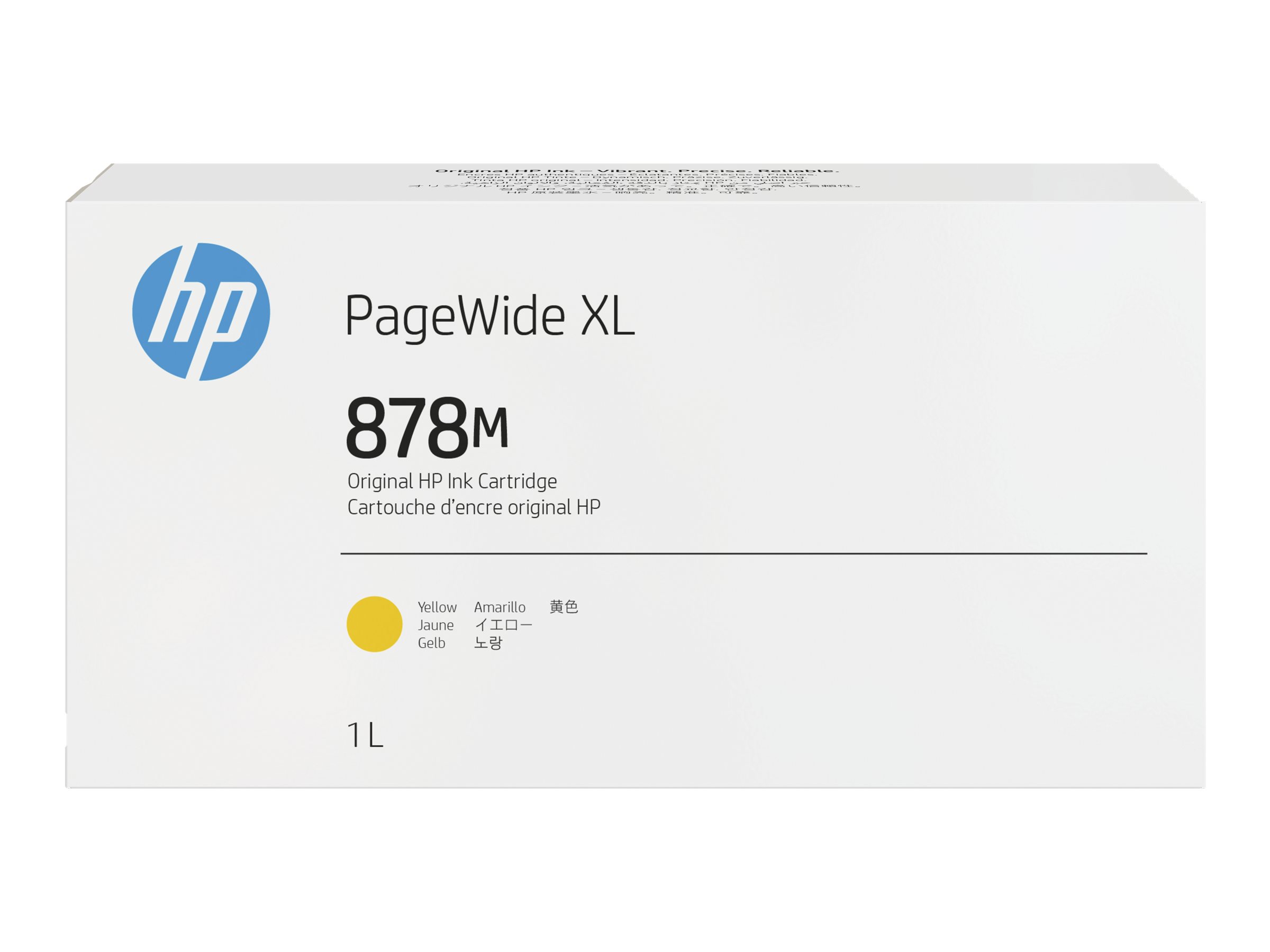 HP 878M - 1 L - Gelb - original - PageWide XL - Tintenpatrone