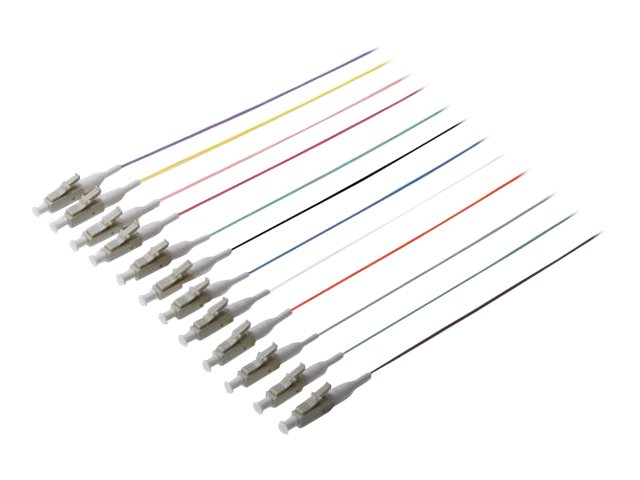 DIGITUS Professional - Anschlussleitung, Ltfahne - LC Multi-Mode (M) - 2 m - Glasfaser - 50/125 Mikrometer