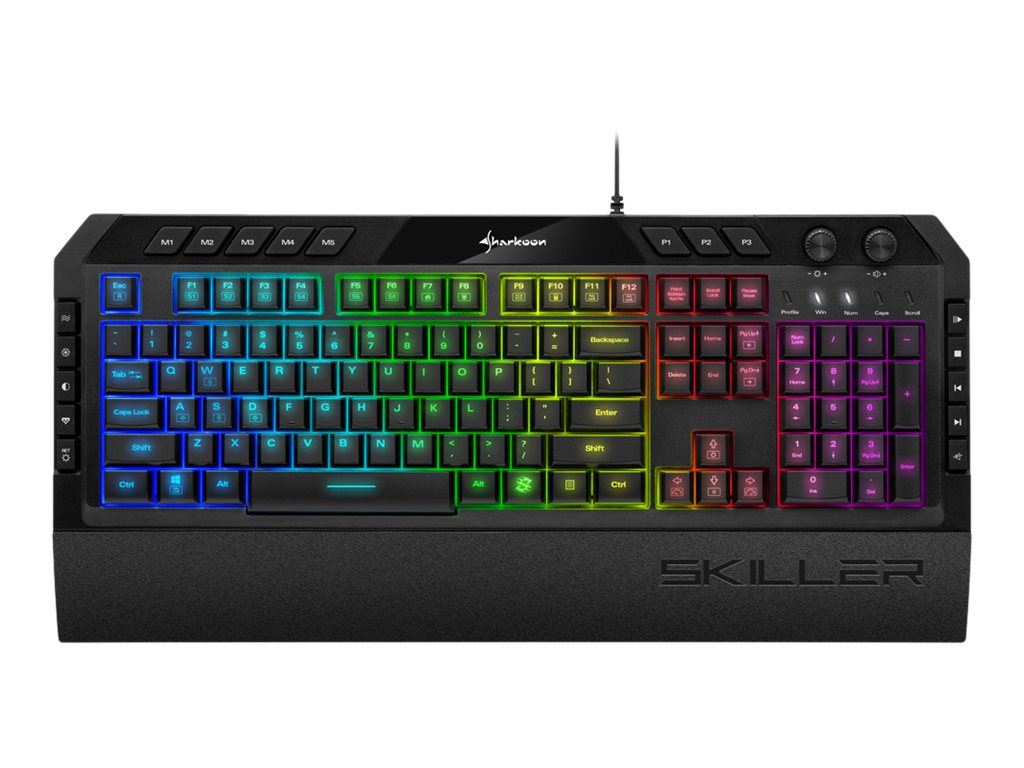 Sharkoon SKILLER SGK5 - Tastatur - hintergrundbeleuchtet - USB - Deutsch