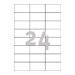 Avery - Weiss - 70 x 37 mm 2400 Etikett(en) (100 Bogen x 24) Mehrzwecketiketten