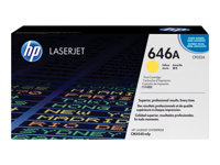 HP 646A - Gelb - original - LaserJet - Tonerpatrone (CF032A) - fr Color LaserJet Enterprise CM4540 MFP, CM4540f MFP, CM4540fskm