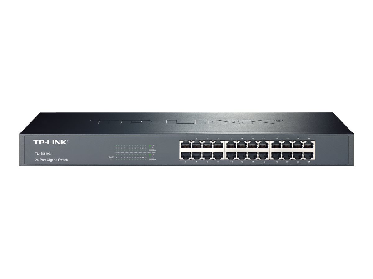 TP-Link TL-SG1024 - Switch - 24 x 10/100/1000 - an Rack montierbar