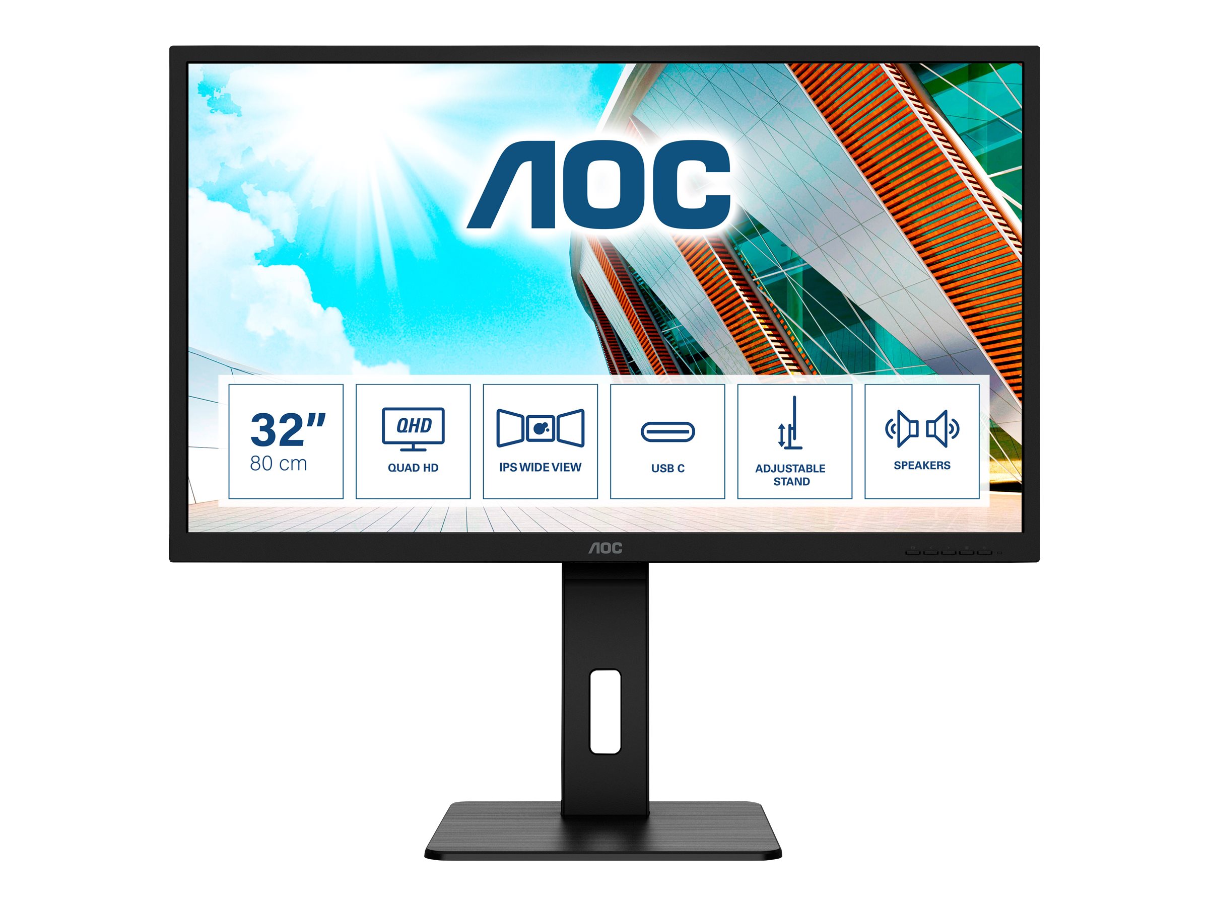 AOC Q32P2CA - LED-Monitor - 81.3 cm (32