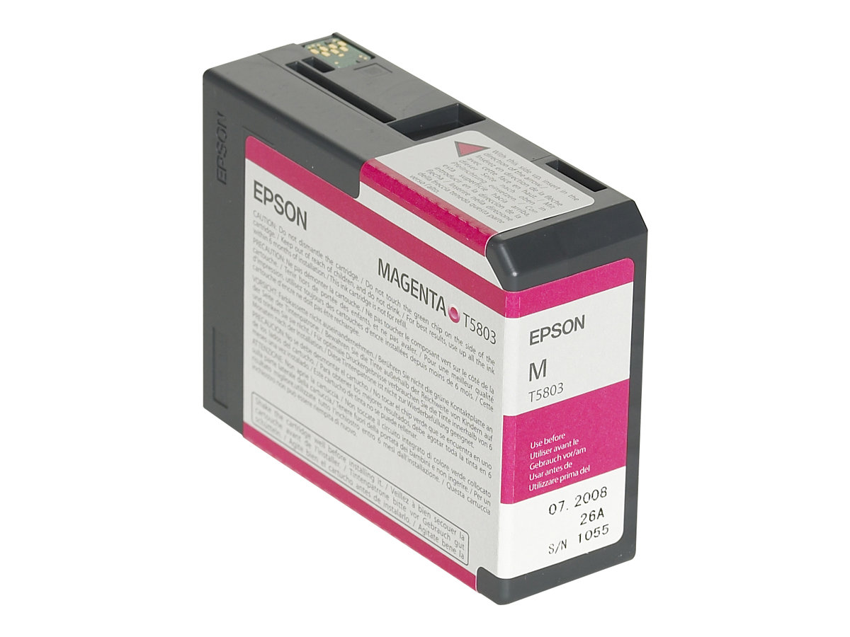 Epson T5803 - 80 ml - Magenta - Original - Tintenpatrone - fr Stylus Pro 3800, Pro 3880
