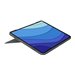 Logitech Combo Touch - Tastatur und Foliohlle - mit Trackpad - hintergrundbeleuchtet - Apple Smart connector - QWERTY