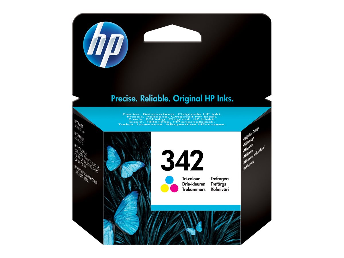 HP 342 - 5 ml - Farbe (Cyan, Magenta, Gelb) - original - Tintenpatrone - fr Officejet 63XX; Photosmart 2575, 7850, C3185, C4170