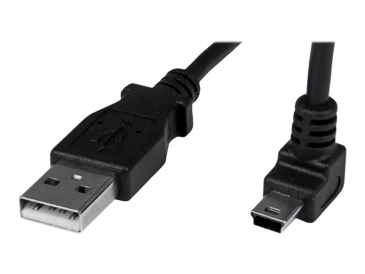 StarTech.com 1m USB auf Mini USB Anschlusskabel 90 gewinkelt - USB A zu Mini B Kabel - 1 x USB A (St), 1 x USB Mini B (St) - Sc