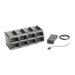 Zebra 8-Slot Battery Charger Kit - Netzteil und Akkuladegert