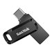 SanDisk Ultra Dual Drive Go - USB-Flash-Laufwerk - 128 GB - USB 3.2 Gen 1 / USB-C - Schwarz