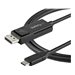 StarTech.com 3ft (1m) USB C to DisplayPort 1.2 Cable 4K 60Hz, Bidirectional DP to USB-C or USB-C to DP Reversible Video Adapter 
