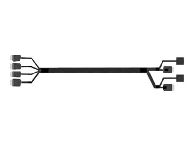 Intel - SATA- / SAS-Kabel - 4i MiniLink SAS (SFF-8611) (M) gerade zu 4i MiniLink SAS (SFF-8611) (M) rechtwinklig - 87.5 cm