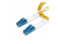 StarTech.com 3m (9.8ft) LC to LC (UPC) OS2 Single Mode Duplex Fiber Optic Cable, 9/125m, Laser Optimized, 10G, Bend Insensitive