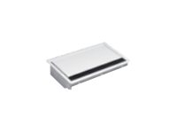 Bachmann CONI short - Steckdosenleiste fr bndige Montage - RAL 9010, Satin White