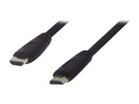 M-CAB UltraFlex - Highspeed - HDMI-Kabel - HDMI mnnlich zu HDMI mnnlich - 50 cm - Schwarz